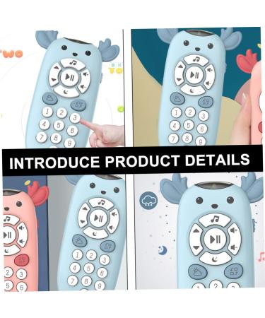 Toyvian Children's Music Phone - Baby Teether & Infant Toy | Baby Shower Gift - Blue 14.5X8.5CM - Buy Online on GoSupps.com