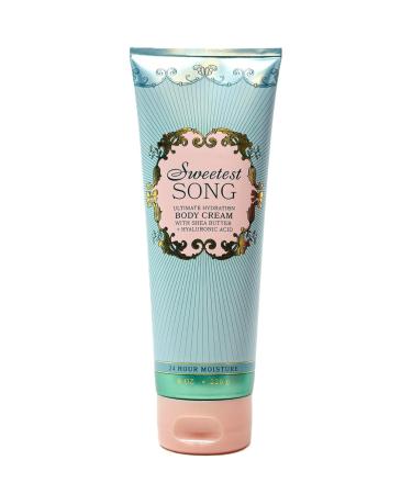Bath and Body Sweetest Song Ultimate Hydration Body Cream 8 oz / 226 g Fragrance notes: blush raspberries sugar crystals and whipped musk - Buy Online on GoSupps.com