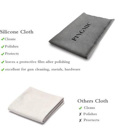 4PCS NP Gun Cleaning Cloth Rags - 12x12 Microfiber Towel for Polishing, Lint-Free Silicone Gun Wipes - Ideal for Firearm Cleaning & Protection - Buy Online on GoSupps.com
