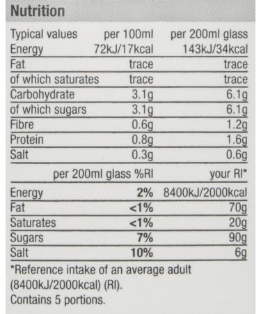 Morrisons Tomato Juice from Concentrate 1L - Buy Online on GoSupps.com