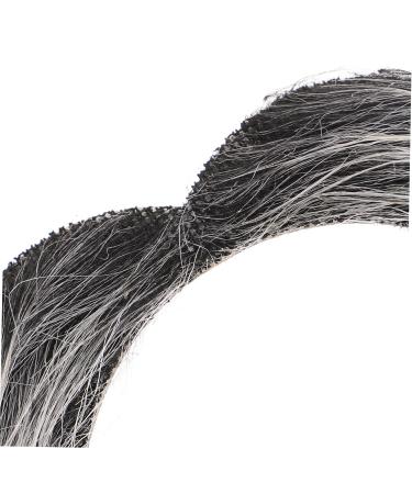 DEARMAMY Realistic Mustache for Cosplay False Facial Hair Fake Cosplay Beard Adhesive Mustaches Fake Beard Grandpa Cosplay Costume Simulated Mustache Realistic Mustache for Party Cloth 12x11cm As Shown - Buy Online on GoSupps.com