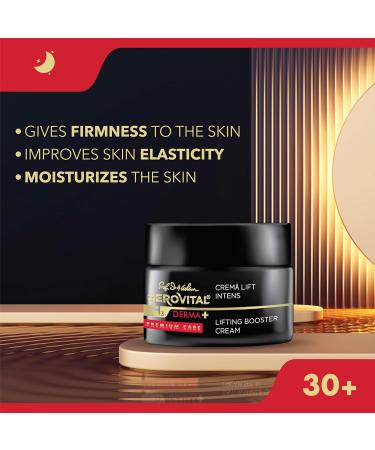 Intense Lift Effect Face Cream Moisturizes Provides Skin Firmness and Elasticity 50 ml Gerovital H3 Derma+ Premium Care - Buy Online on GoSupps.com