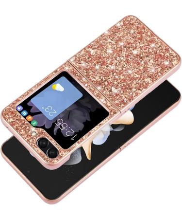 Tivenfezk Nadoli Glitter Case for Samsung Galaxy Z Flip 5 - Black Glossy Bling Ultra-Thin Shockproof Protective Cover - Buy Online on GoSupps.com