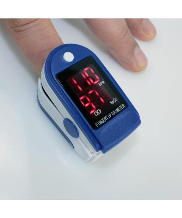 Buy tec Finger Pulse Oximeter - Accurate Blood SpO2 & Oxygen Monitoring for Adults & Children | Fast International Shipping - Buy Online on GoSupps.com