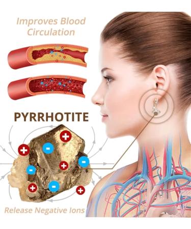 ExQst Lymphvity Magnetic Therapy Germanium Earrings | Acupressure Slimming & Lymphatic Drainage | 2PCs for Men & Women - Buy Online on GoSupps.com