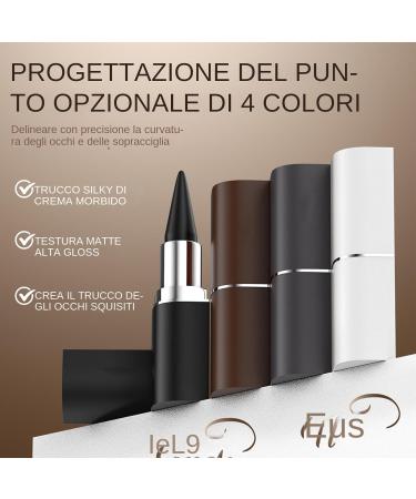 Eyeliner liquide s chage rapide tanche Smudgeproof Formula Ultra-Fine Precision Tip Long Lasting Wear Defined Look Ideal for Daily Use Gatherings Outdoor Travel 3gx4 pieces - Buy Online on GoSupps.com