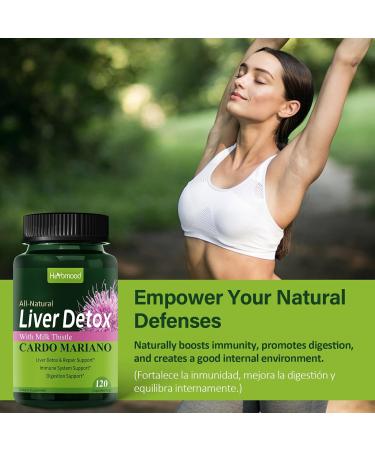 Silymarin Milk Thistle Liver Detox Capsules for Fatty Liver Alcachofa y Cardo Mariano con Silimarina para el Higado Graso Liver Cleanse Detox & Repair Formula w/Artichoke Extract. 120Count Milk Thistle 120 Count (Pack of 1) - Buy Online on GoSupps.com