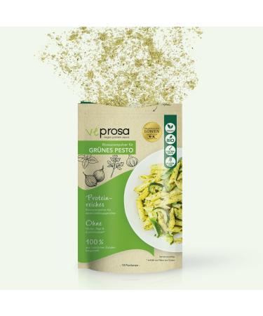 VEPROSA VEPROSA Organic Green Pesto Powder Sauce 250g Pack | Vegan Protein Sauces with Over 30% Protein Perfect Addition to Many Savory Dishes | 100% Natural Ingredients Gluten Free