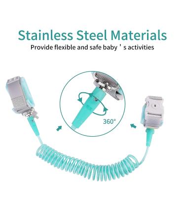 Reflective Toddler Safety Leash with Key Lock - Anti Lost Wrist Link for Kids | 8.2 feet - Buy Online on GoSupps.com