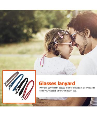Adjustable Glasses Straps - 4 Pack Anti-Slip Eyewear Bands & Cords for Sports Glasses - Portable Nylon Holders - Buy Online on GoSupps.com