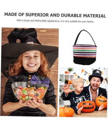 LABRIMP Halloween Treats Bags 1pc Handbags Portable Candy Practical Parties Treat Fabric Bag Bucket Cloth Trick Pouch - Buy Online on GoSupps.com