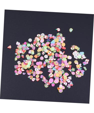 Mipcase 3200pcs Slice Nail Decoration Nail Decorations for Nail Fruit Slice Floral Decorations Clay Fruit Slice Flowers Decor Flower Ornaments Miniture Decoration Fruit Slices Love - Buy Online on GoSupps.com