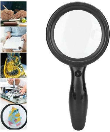 Portable 5X 10X Handheld Handheld Handheld Reading Magnifier for Reading LED for ES Repair Observation Full of Stars - Buy Online on GoSupps.com