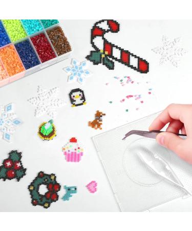 24,000 Fuse Beads Kit - 24 Colors 2.6mm Tiny Mini Beading Set with Pegboards and Ironing Paper for Party Crafts - Buy Online on GoSupps.com