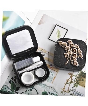 Solustrative Contact Lens Container Case - Travel Set with Tweezers & Cleaning for Safe Storage | Shop Internationally - Buy Online on GoSupps.com
