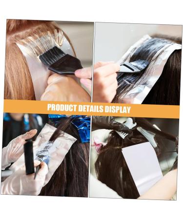 Homoyoyo Lot De 100 Feuilles Isolantes Pour Teinture Capillaire Applicateur De Couleur Capillaire Peigne Balayage Surligneur Transparent Planche De Coloration Film - Buy Online on GoSupps.com