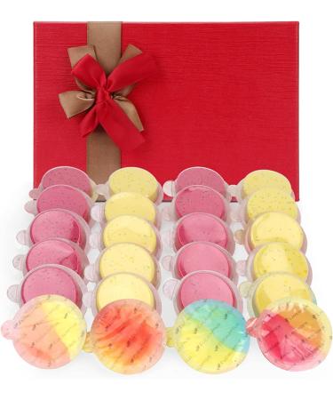 Shower Steamer 24PCS Eucalyptus & Lavender Shower Bomb Gift Set Upgraded Aromatherapy Shower Tablets Strong and Lasting Fragrance Shower Bombs Gift for Mother's Day Anniversaries 24 pcs shower steamers