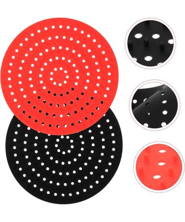 Alipis 2pcs Silicone Fryer Liners Airfryer Kitchen Accessory Non Stick Silicone Liner Air Hole Washable As Shown 20.3X20.3CM - Buy Online on GoSupps.com