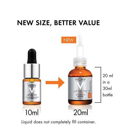 Vichy LiftActiv Vitamin C Serum - Brightening Skin Corrector 3 Fl Oz | Anti-Aging & Radiance Boost - Buy Online on GoSupps.com
