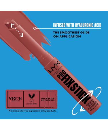 NYX Professional Makeup Correcting Concealer Stick - 12H Wear Vegan Formula - Brick Red 0.6 oz - Buy Online on GoSupps.com