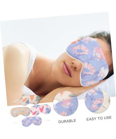 Healvian 4 Pieces Eye Mask Imitation Silk Silk Sleep Blindfold Eye Masks Sleep Eye Mask Eye Sleeping Eyeshadow Eyeshadow Eye Protection Mask Eye Blindfolds Printed Eye Masks - Buy Online on GoSupps.com