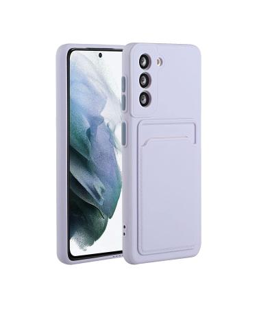 Tivenfezk Nadoli Silicone case for Samsung Galaxy A34 5G Ultra thin shockproof scratch -resistant wallet soft TPU protective cover mobile phone cover with credit card holder Samsung Galaxy A34 5g purple