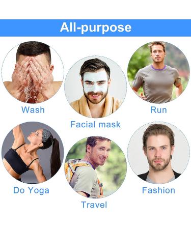 11-Piece Metal & Elastic Headband Set | Non-Slip Sports Hairbands for Men and Women | Ideal for Running, Yoga, Jogging | Unisex Hair Accessories - Buy Online on GoSupps.com