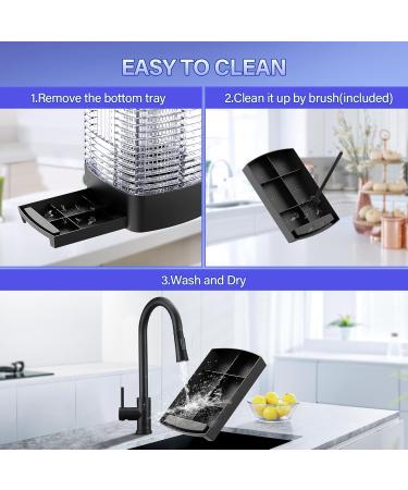 Fethfire Insect Destroyer - Electric Mosquito Trap with Transparent Design | Effective 195 m | 10W Fly Killer for Kitchens Hospitals & Farms - Buy Online on GoSupps.com