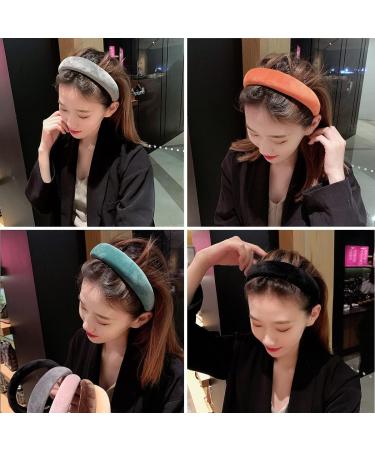 scicent Velvet Wide Headbands for Women Soft Head Band for Women Girls Fashion No Slip Headband Hair Accessories - Green - Buy Online on GoSupps.com