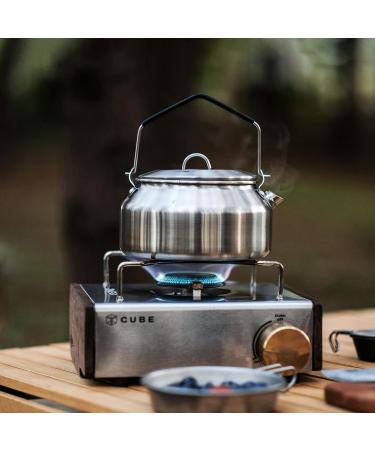 ThousWinds 1L Camping Kettle - Stainless Steel Tea Coffee Pot for Outdoor Hiking - Lightweight & Durable - Buy Online on GoSupps.com