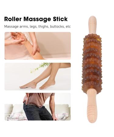 Cellulite Trigger Point Massage Tool - 10 Roll Hand-Held Lymphatic Drainage for Muscle & Fascia Relaxation | 360 Massager for Arms Legs Thighs Buttocks & Waist - Buy Online on GoSupps.com