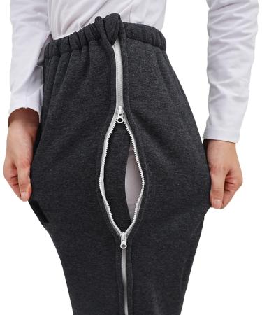 Bedridden Patient Clothing Patient Care Pants Winter Plus Velvet Incontinence Trousers Patient Pajamas Nursing Aid For Long Time Bedridden Wheelchair Fracture(Black XXX-Large) XXX-Large Black - Buy Online on GoSupps.com