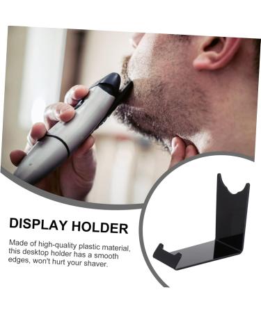 Minkissy Bearmstay Display Holder | Acrylic Razor Organizer for Electric Shavers | 11x8.5x4.5cm Black - Buy Online on GoSupps.com