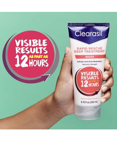 Buy Clearasil Rapid Rescue Deep Treatment Wash - 6.78 oz (Pack of 6) | Fast International Shipping - Buy Online on GoSupps.com
