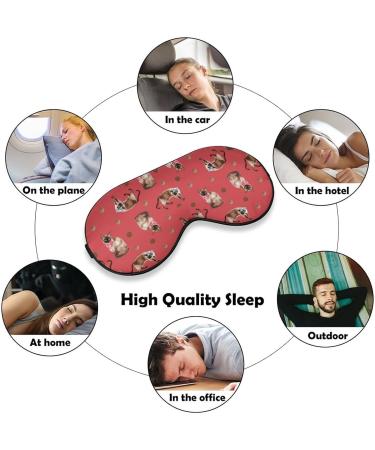 Siamese Cats with Bows Sleep Mask - Adjustable Blindfold for Sleeping and Travel - Buy Online on GoSupps.com