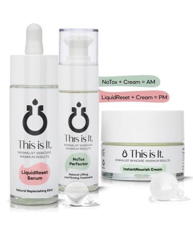 LiquidReset Serum | Natural Replenishing Elixir | Highest Grade Botanicals | Clean Beauty | Patented Ingredients | Molecular Distillation | Resets Restores Protects | Soothing | Anti-inflammatory | - Buy Online on GoSupps.com