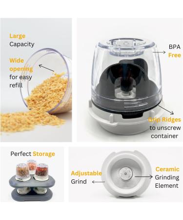 FinaMill FinaPod MAX: Interchangeable Spice Pod for Grinding Allspice, Basil, and More with 30% Greater Capacity - Buy Online on GoSupps.com