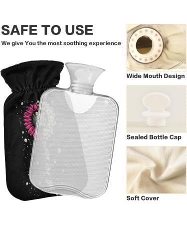 Buy Naanle Daisy Sunflower Skull Hot Water Bottle - 1L for Pain Relief & Heat Therapy | International Shipping - Buy Online on GoSupps.com