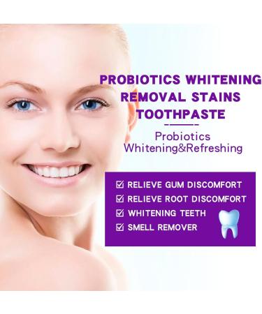 GerRit SP-7 Probiotic Whitening Toothpaste - Advanced Stain Removal Deep Cleaning and Refreshing Breath for Optimal Oral Care - Buy Online on GoSupps.com