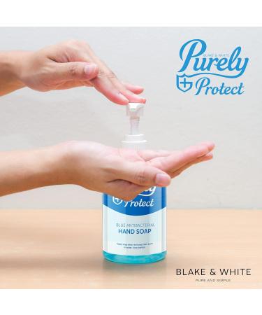 Blake & White Antibacterial Hand Soap 250ml Blue - Purely Protect, 1 Bottle - Buy Online on GoSupps.com