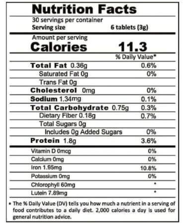 Bob's Best Organic Broken Cell Wall Chlorella (500mg 180 Tablets) - Buy Online on GoSupps.com