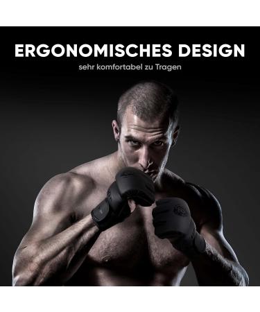 Fightr Profi MMA Gloves for Training | Grappling Kickboxing & Muay Thai | Unisex L-XL | Includes Carrying Bag - Buy Online on GoSupps.com