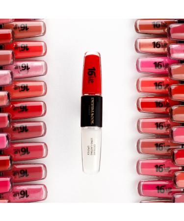 NOUVEAU Dermacol - 16-Hour Lip Colour High Pigmentation Lip Gloss Two-Phase Lip Gloss Kiss-Proof Lip Make-up with Matte Finish and Shine no. 1 Bella Aura Bella Aura 4 ml (Lot de 1) - Buy Online on GoSupps.com