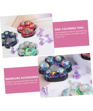 minkissy 1 Set Nail Practice Holder Acrylic Nail Holder Nail Stand Holder Nail Art Diy Tool Nail Art Mixing Magnetic Holder Nail Tools Show Rack Nail Tip Holder Manicure Crystal Glue Aurora 4.8x4.5cm fluorescent blue - Buy Online on GoSupps.com