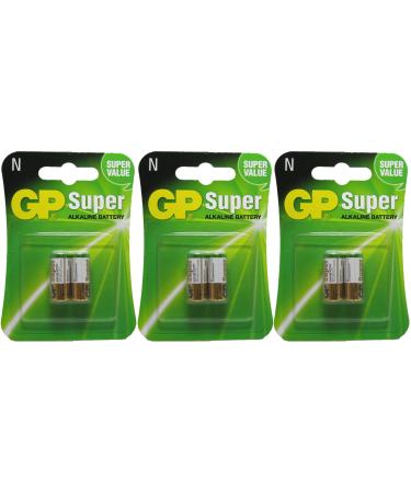 GP Alkaline Battery GP 910A, LR1 - N 1.5V, 3PACK X 2PCS