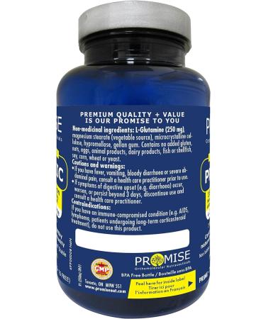 75 DRcaps 45 Billion CFU Probiotic (Plus 250mg of L-Glutamine) 7 Strains Support for Digestive Health Gut Flora Reduce Bloating Constipation Gas & Leaky Gut Relief - Buy Online on GoSupps.com