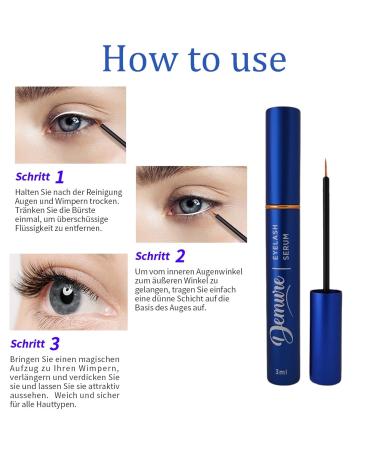 Demure Lash Serum for Eyelash Growth Eyelash Serum with Advanced Formula: Hormone Free Oil Free Vegan Natural Ingredients Cruelty Free Promotes Appearance of Longer Thicker Eyelashes - Buy Online on GoSupps.com