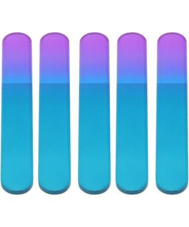 Glass Fingernail Files Set with Double Sided Physical Polishing Safe & Efficient Manicure Easy to Clean Perfect for Home Nail Salon - Buy Online on GoSupps.com