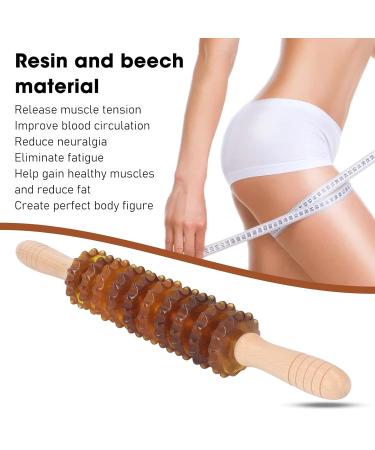 Cellulite Trigger Point Massage Tool - 10 Roll Hand-Held Lymphatic Drainage for Muscle & Fascia Relaxation | 360 Massager for Arms Legs Thighs Buttocks & Waist - Buy Online on GoSupps.com