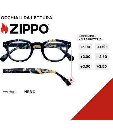 Zippo Reading Glasses 2.50 | Stylish & Durable Eyewear - Shop Internationally - Buy Online on GoSupps.com